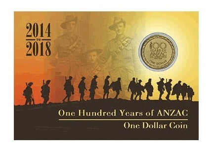 2014 ANZAC Centenary $1 Coin Pack