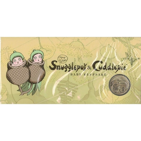 2015 Australia Baby Keepsake Snugglepot & Cuddlepie $1 Dollar UNC Coin