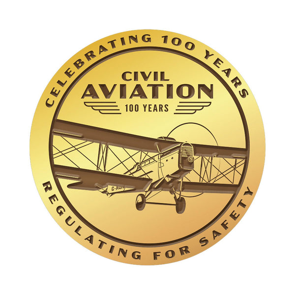 2020 Australia Stamp & Medallion Cover - 100 Years Civil Aviation