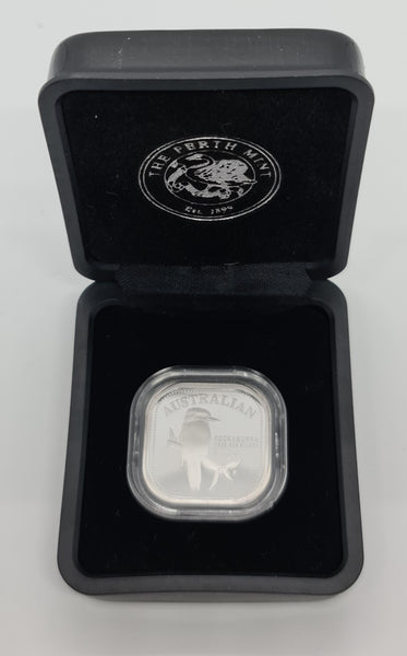 2004 Kookaburra 1/2oz Silver 50c Square Proof Coin