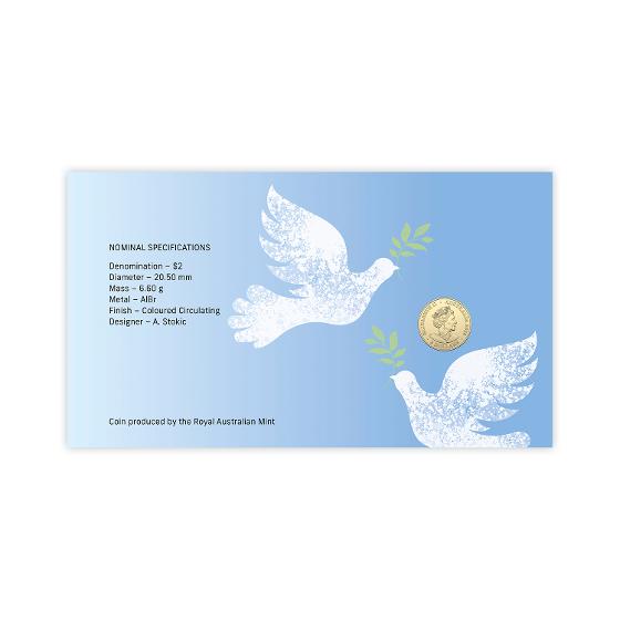 2022 Remembrance Day - Peacekeeping in Australia 75th Anniversary $2 PNC