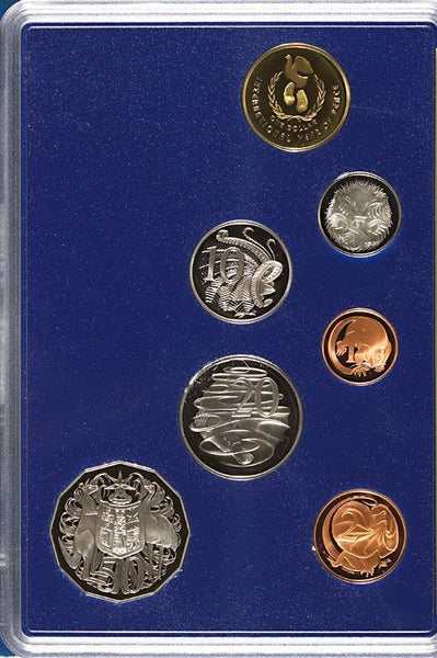 1986 International Year of Peace RAM 7 Coin Proof Set