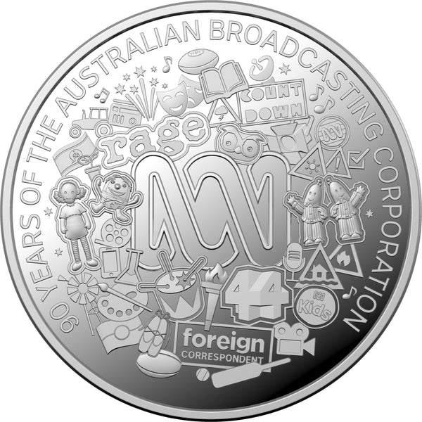 2022 ABC 90th Anniversary - $1 1/2oz Fine Silver Proof Coin