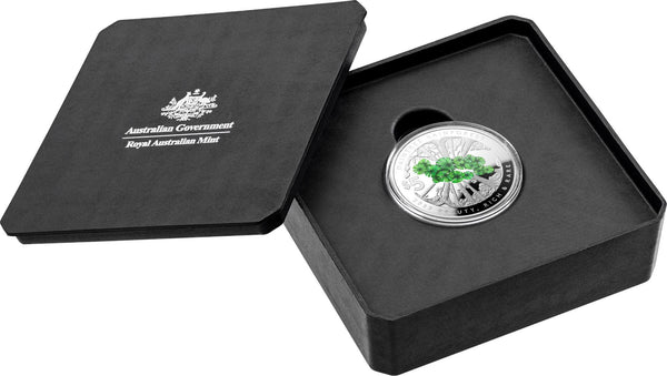 2022 Daintree Rainforest $5 Silver Coloured Dome Proof Coin