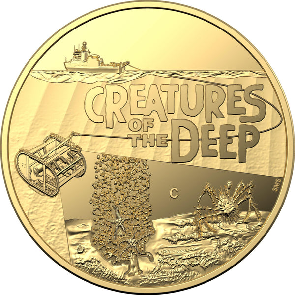 2023 Creatures of the Deep $10 'C' Mintmark Gold Proof Coin