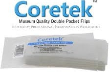 Coretek 2x2 Museum Quality Flips - 50 pack