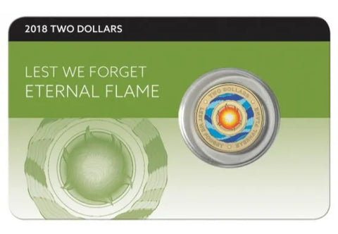 2018 $2 Eternal Flame Al-Br Coin Pack