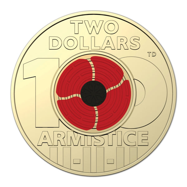 2018 Armistice $2 Ram Mint Roll