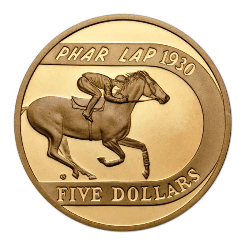 2000 PHAR LAP $5 Bronze Proof Coin