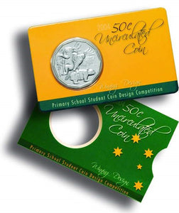 2004 Australia Primary School Student Design 50c Carded