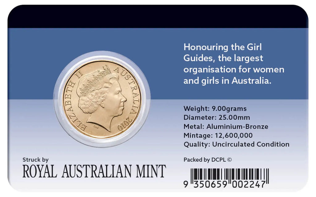 2010 Centenary of Girl Guides Australia Dollar Al-Br Coin Pack